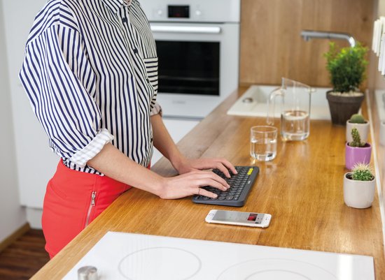 Logitech K380 - Draadloze Toetsenbord - QWERTY - NL - Zwart