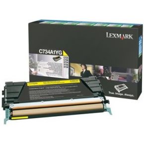 Lexmark C73x, X73x 6K gele retourprogr. tonercartr.