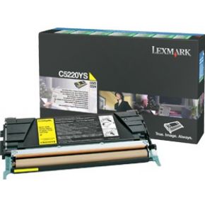 Lexmark C52x, C53x 3K gele retourprogr. tonercartr.