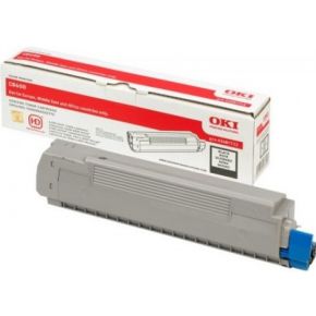 Oki Black Toner Cartridge for C8600 - Zwart