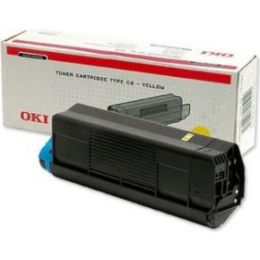 Oki Yellow Toner Cartridge C5100/C5300 - Geel
