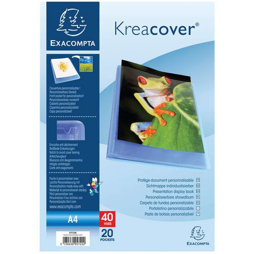 Exacompta Showalbum kreacover® 20 st. chromaline 20 tassen 40 zicht A4