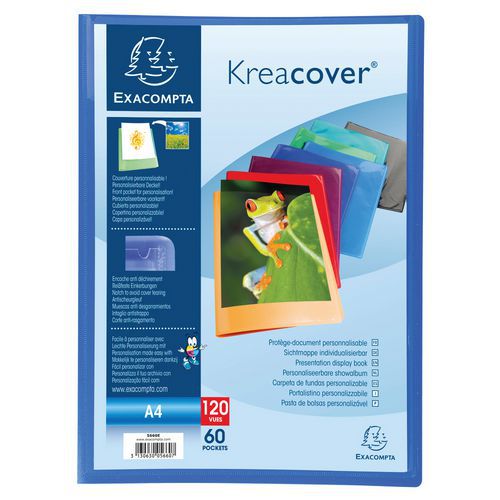 Exacompta Showalbum kreacover® 8 st. vast rug 60 tassen 120 zicht A4