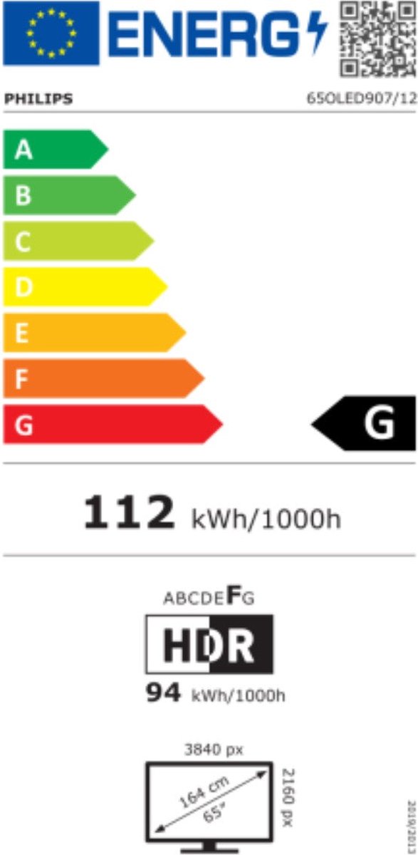 Philips 65oled907/12 - Silver