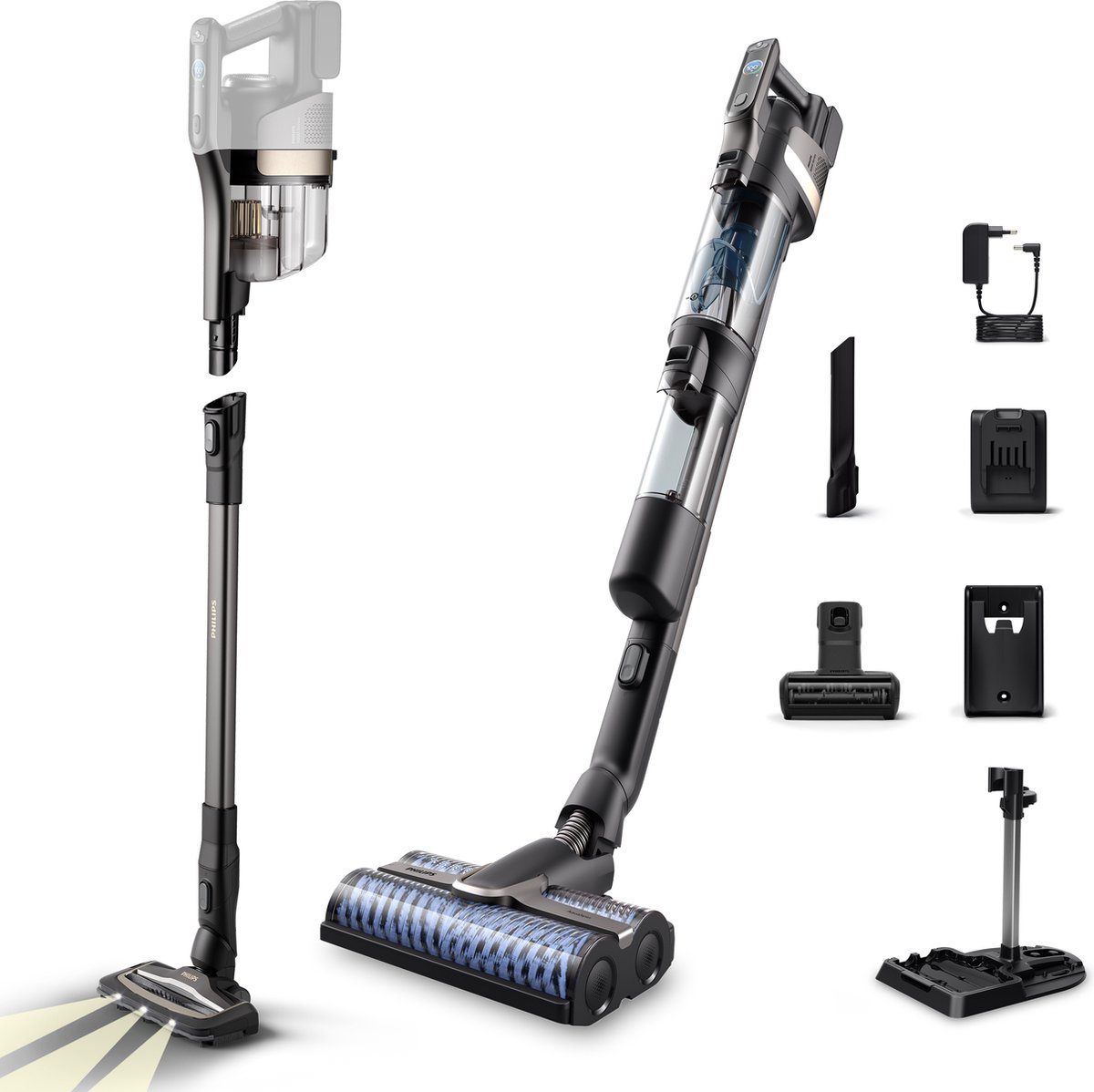 Philips Xw9383/01 Aquatrio Cordless Snoerloze Wet & Drystofzuiger