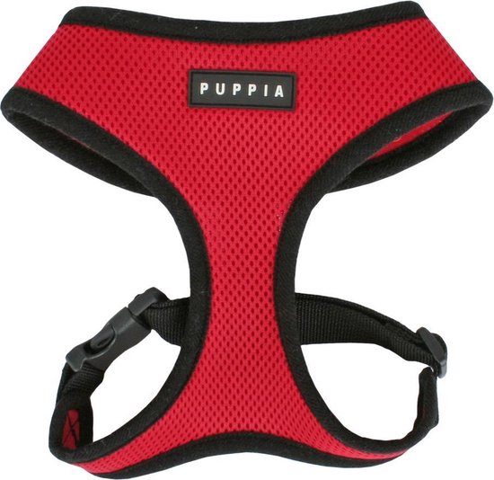 Puppia Hondentuig Soft Harness - Negro