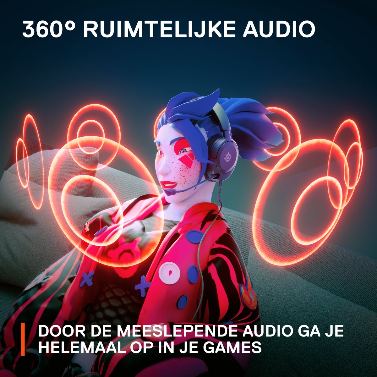 Steelseries Arctis Nova 1 Gaming Headset - Zwart