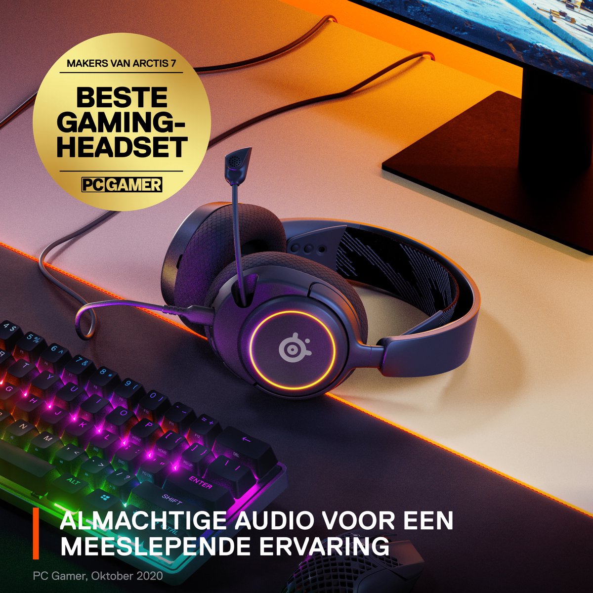 Steelseries Arctis Nova 3 Gaming Headset - Zwart