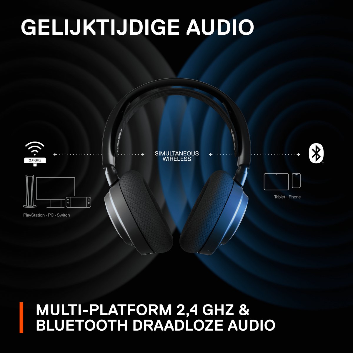 Steelseries Arctis Nova 7 Gaming Headset - Zwart