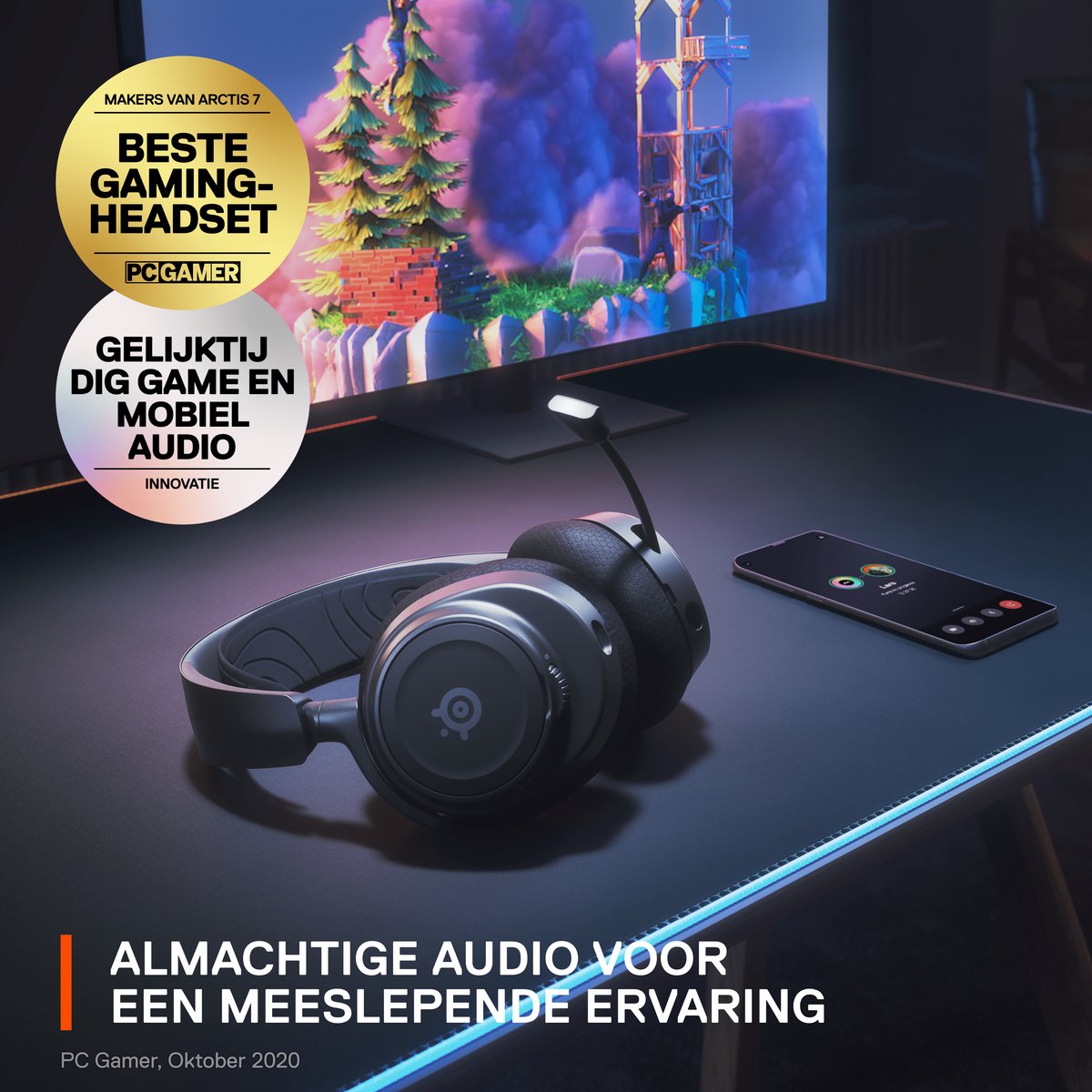 Steelseries Arctis Nova 7 Gaming Headset - Zwart