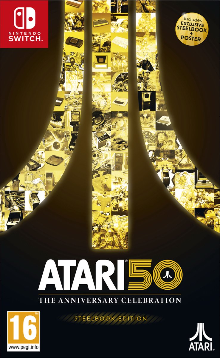 Atari 50: The Anniversary Celebration Steelbook Edition Uk Switch Nintendo