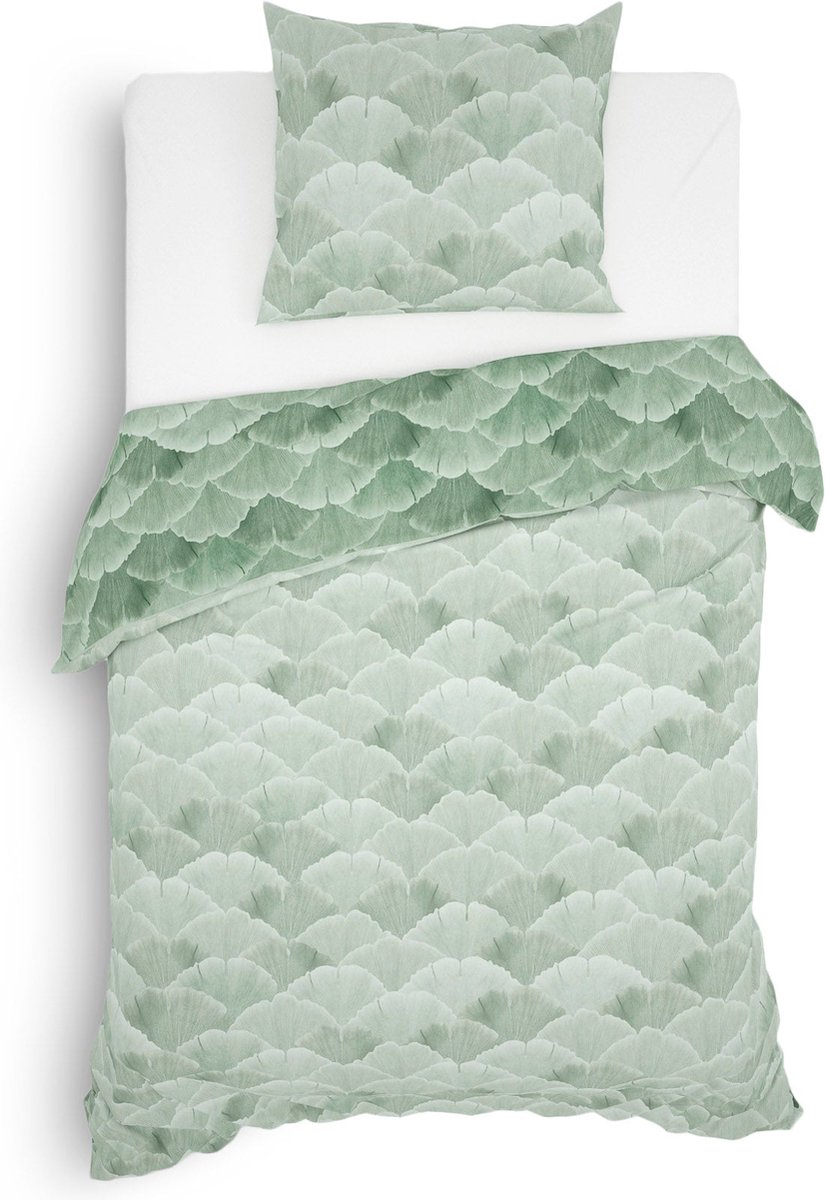 Heckett & Lane Dekbedovertrek Danilo - 140 x 200/220 cm - Groen