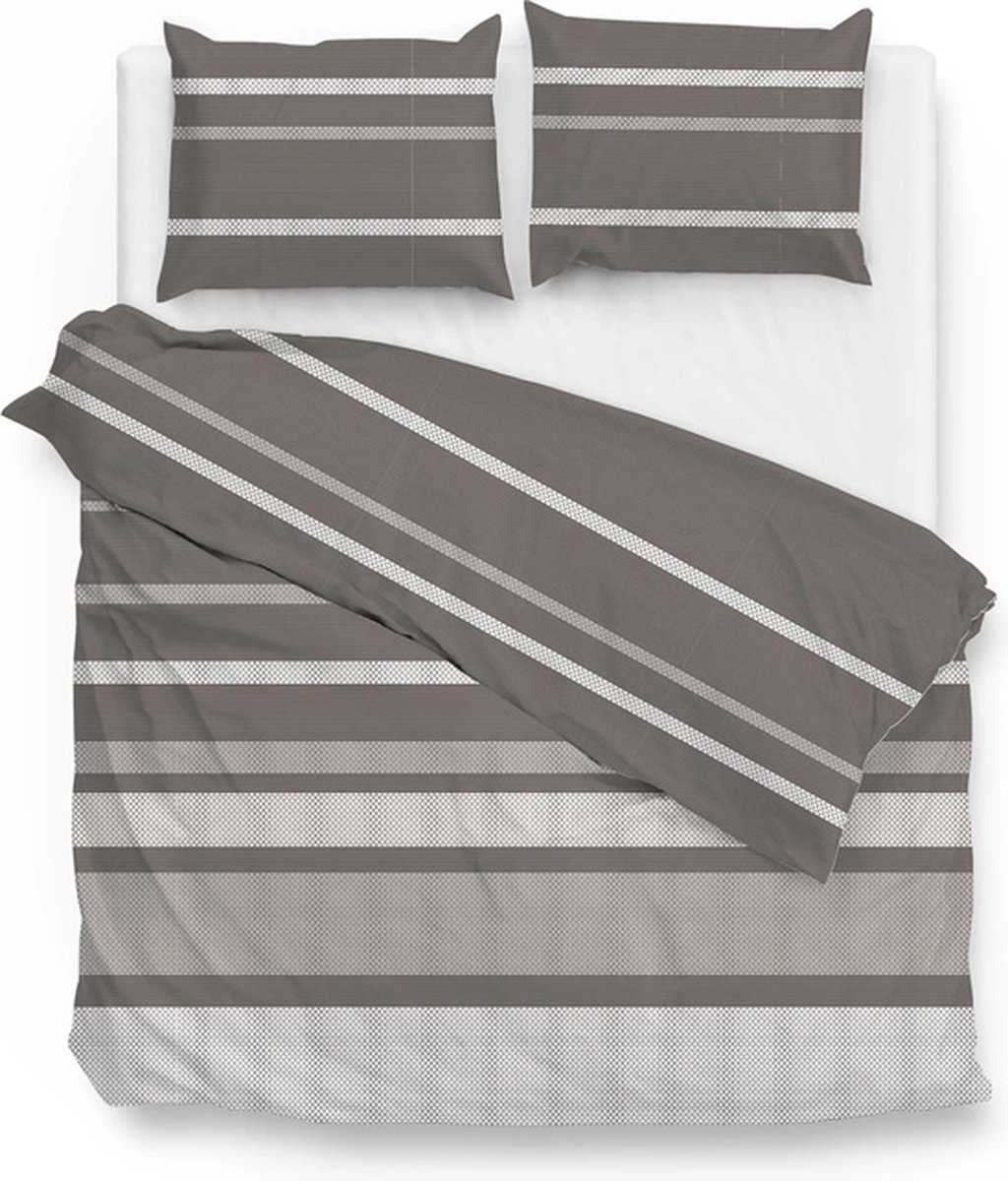 Zo Home Dekbedovertrek Paxton - 240 x 200/220 cm - taupe