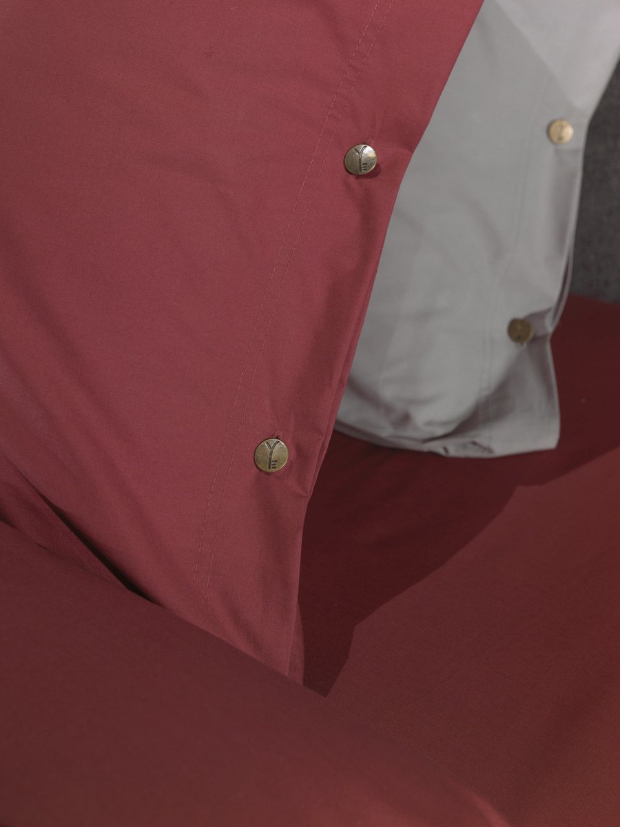 Beter Bed Dekbedovertrek Percale - 240 x 200/220 cm - Rood