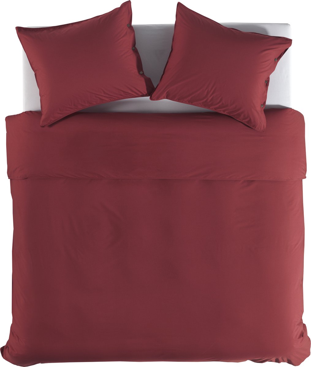 Beter Bed Dekbedovertrek Percale - 240 x 200/220 cm - Rood