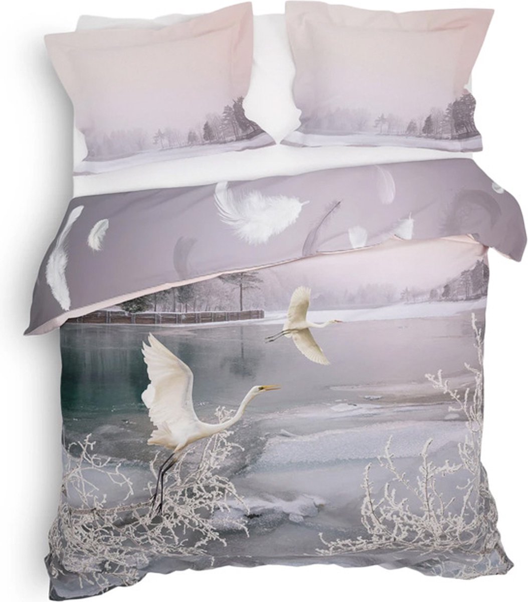 Heckett & Lane Dekbedovertrek Wes - 140 x 200/220 cm - Roze