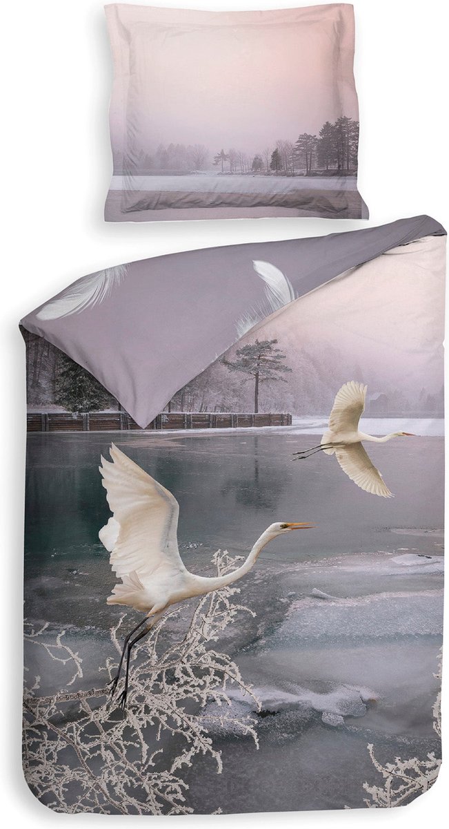 Heckett & Lane Dekbedovertrek Wes - 140 x 200/220 cm - Roze