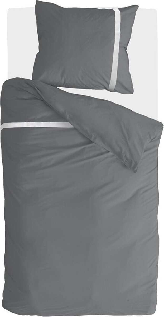 Walra Dekbedovertrek Timeless Chic - 140 x 200/220 cm - antraciet
