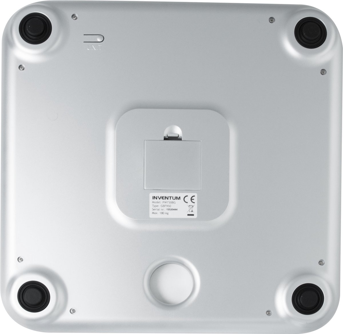 Inventum Pw730bg Personenweegschaal - Zwart