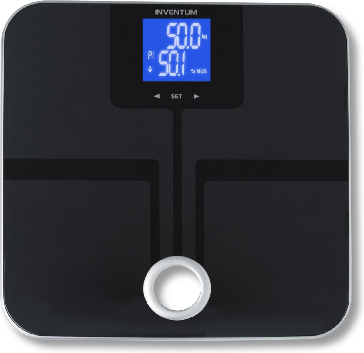 Inventum Pw730bg Personenweegschaal - Zwart