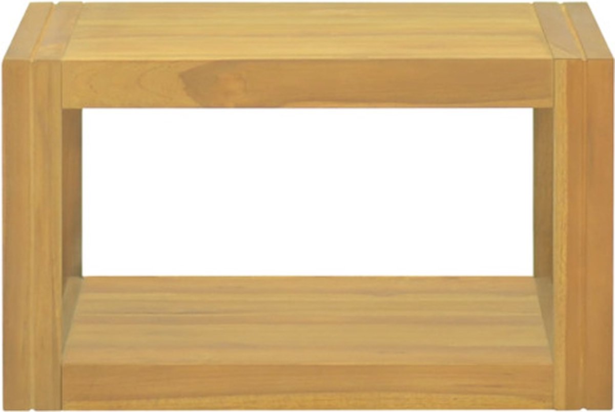 Vidaxl Badkamerwandkast 60x45x35 Cm Massief Teakhout - Bruin