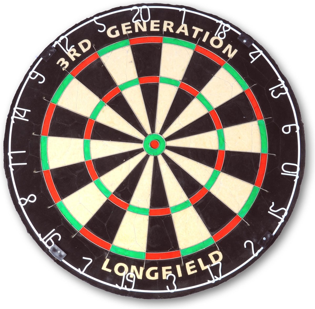 Longfield Games Longfield Dartbord Derde Generatie - Zwart