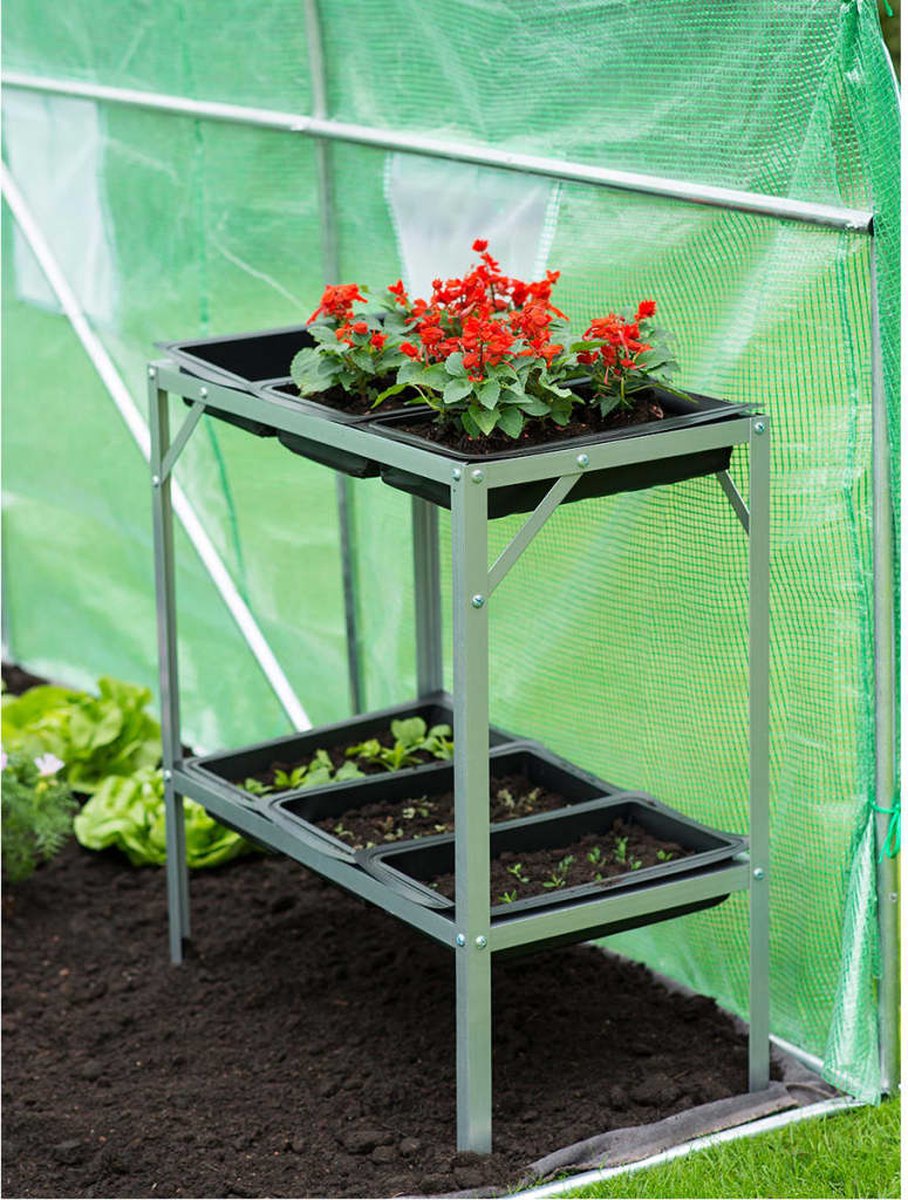 Nature Oppottafel - Verzinkt Staal - Zwart