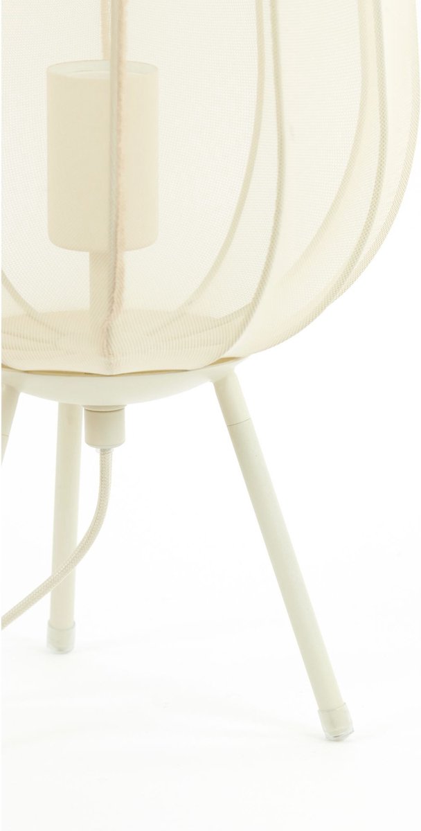 Light & Living Tafellamp Ø25x45 cm PLUMERIA zand - Bruin