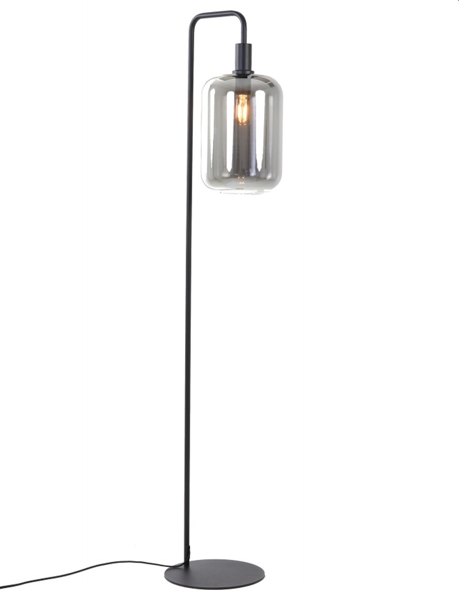 Light & Living Vloerlamp 35,5x28x155 cm LEKAR - smoke glas - Grijs