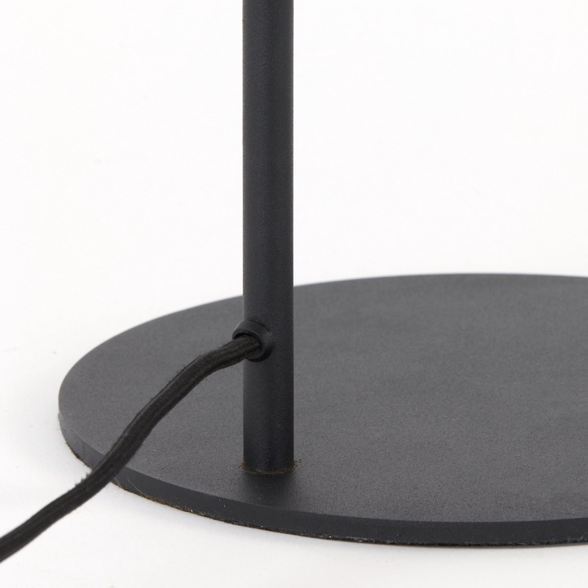 Light & Living Tafellamp 26x20x60 cm LEKAR - smoke glas - Zwart