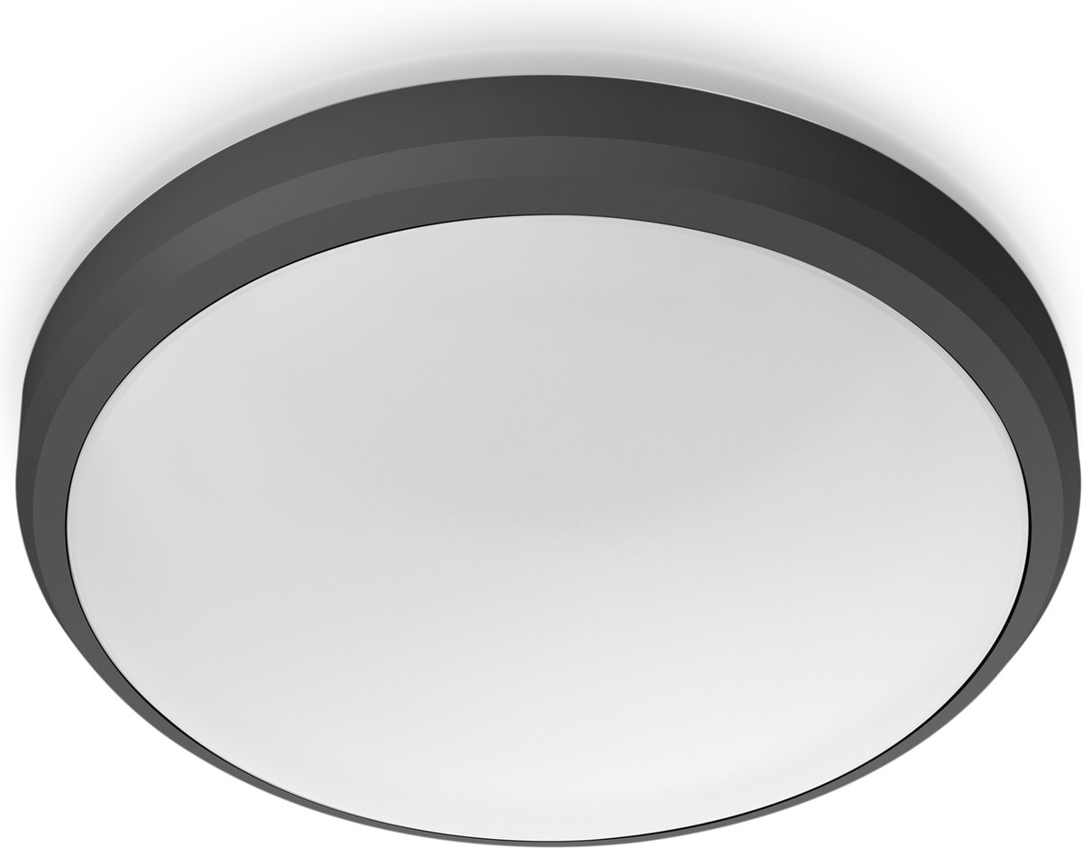 Philips Doris Plafondlamp IP54 - Zwart