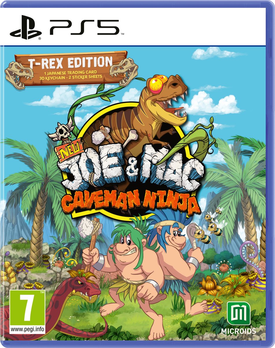 Microids New Joe & Mac Caveman Ninja - T-Rex Edition