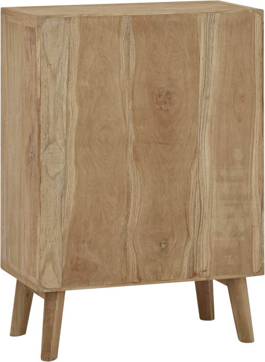 Vidaxl Ladekast 56x30x80 Cm Massief Teakhout - Bruin