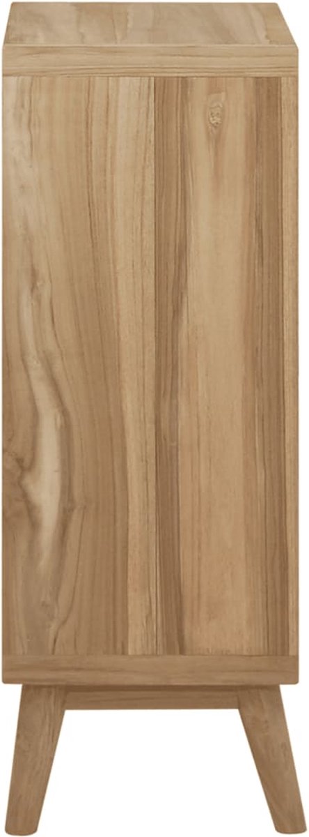 Vidaxl Ladekast 56x30x80 Cm Massief Teakhout - Bruin