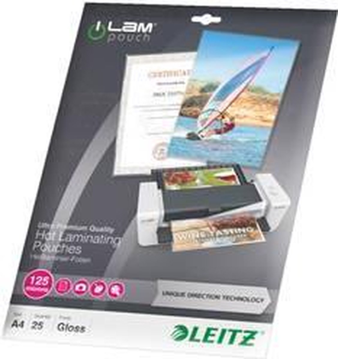 Leitz Lamineerhoes iLAM UDT warm A4 125 micron