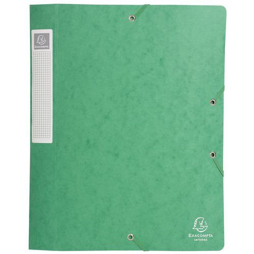 Exacompta Plat geleverde dossierhouder Cartobox met rug 40 mm, glanskarton - A4