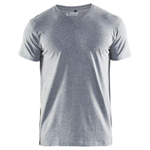 Blaklader T-Shirt V-hals 3360 - grijs mêlee