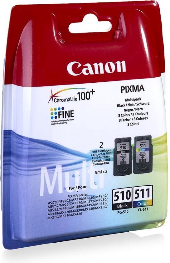 Canon PG-510/CL-511 Cartridges Combo Pack