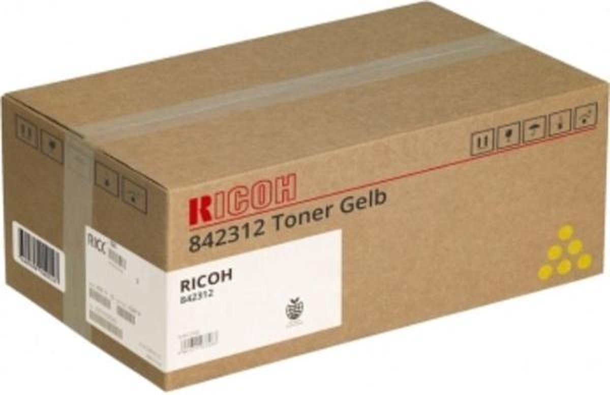 Ricoh 842312 tonercartridge Origineel 1 stuk(s) - Geel