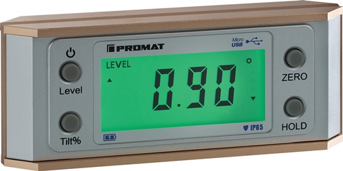 Hellingmeter | 360graden (4 x 90graden) | digitaal | aflezing 0,1graden - 4000858780