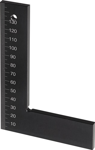 Hoek | DIN 875/I | beenlengte 150 x 100 mm | aluminium - 4000858063