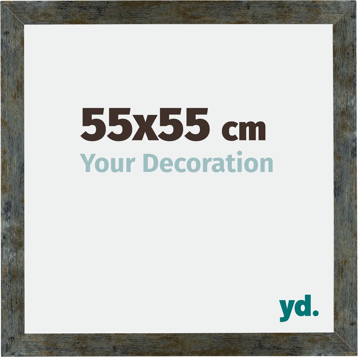 Your Decoration Mura Mdf Fotolijst 55x55cm Goud Gemeleerd - Blauw