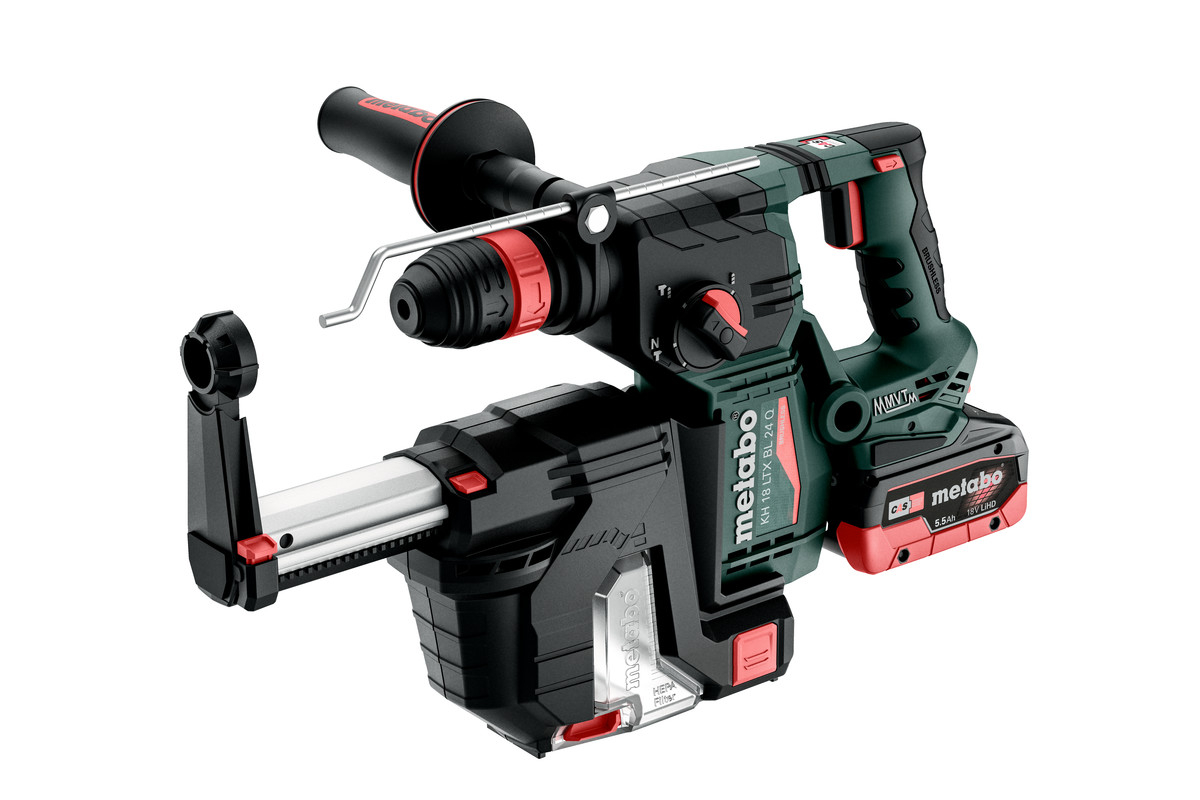 Metabo KH 18 LTX BL 24 Q Set ISA | 18 V Accu-Boorhamer | 2x LiHD 5,5Ah, ASC 145 | X 185 XL