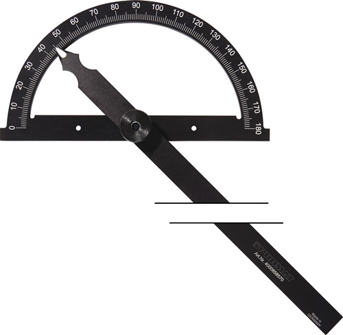 Hoekmeter | gradenboog-d. 200 mm | beenlengte 300 mm - 4000858570