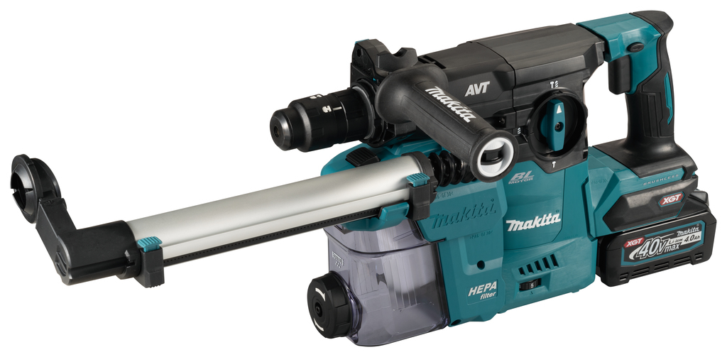 Makita HR009GM202 Accu Combihamer | 40 V Max | 2 x 4.0 Ah accu + snellader | In kunststof koffer