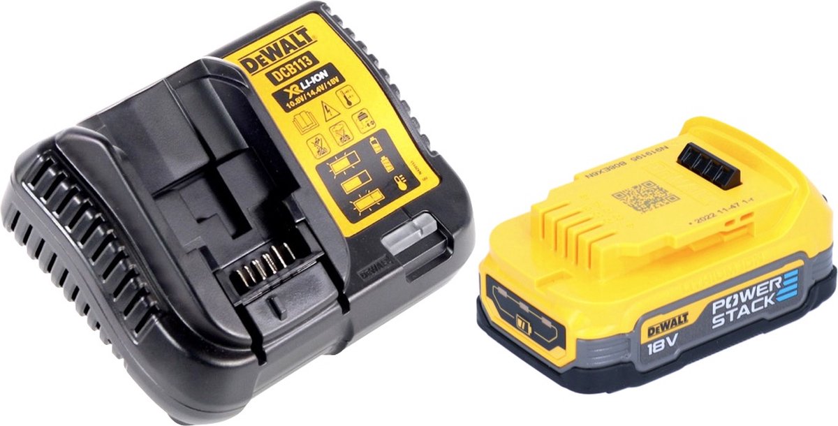 DeWalt DCD800E2T-QW Accu Klopboormachine | 18V XR | 2 x 18V Powerstack accu + Oplader | In Tstak