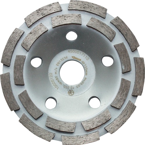 Diamantslijpkom | 125 mm | voor beton en graniet | tweerijig - 4000841438