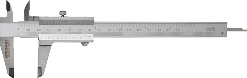 Zakschuifmaat | DIN 862 | 150 mm | met vergrendelingschroef | hoekig - 4000851011