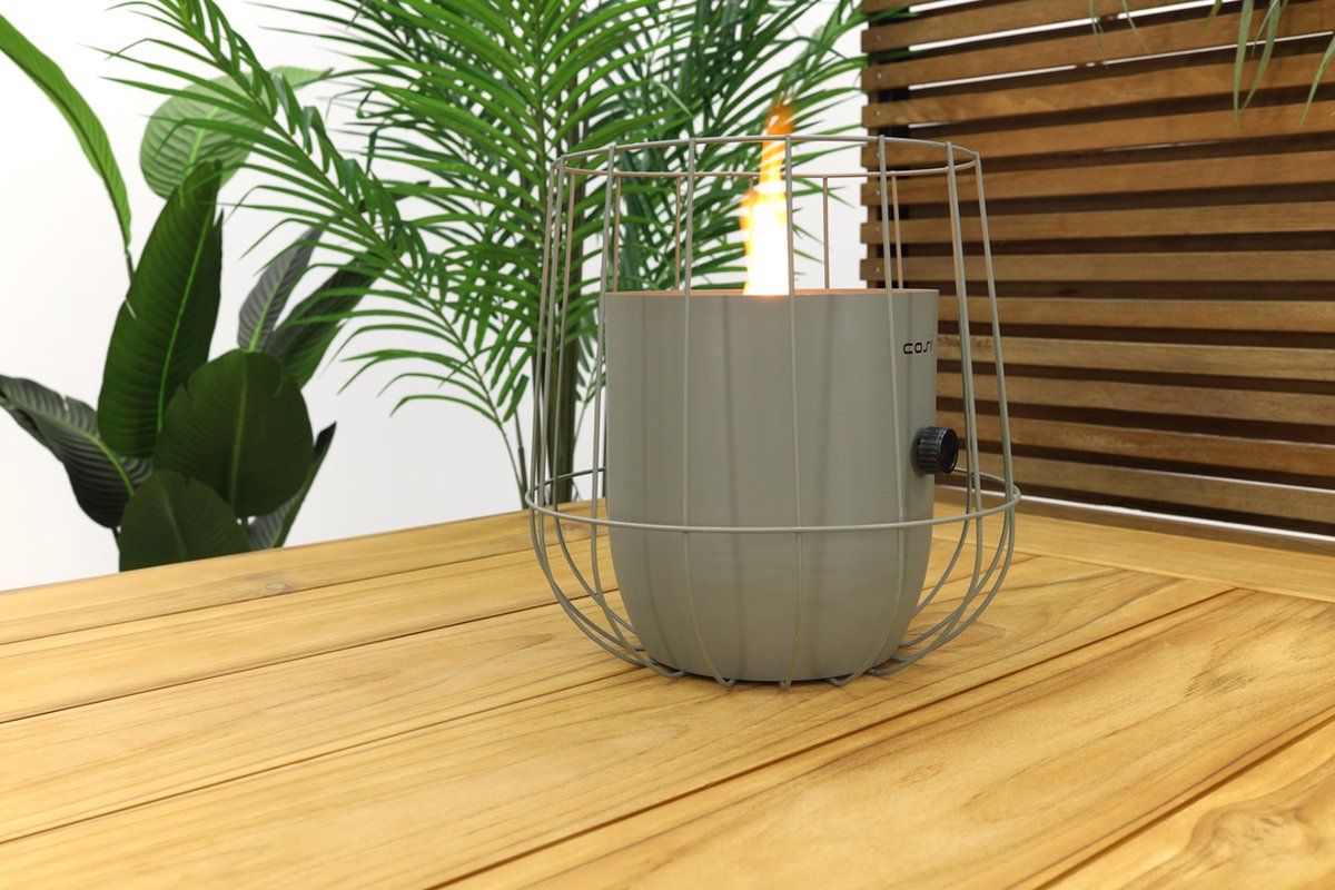 Barista - Antraciet/murano Teak - 240x100 Cm. - Tuinset 7-delig - Grijs
