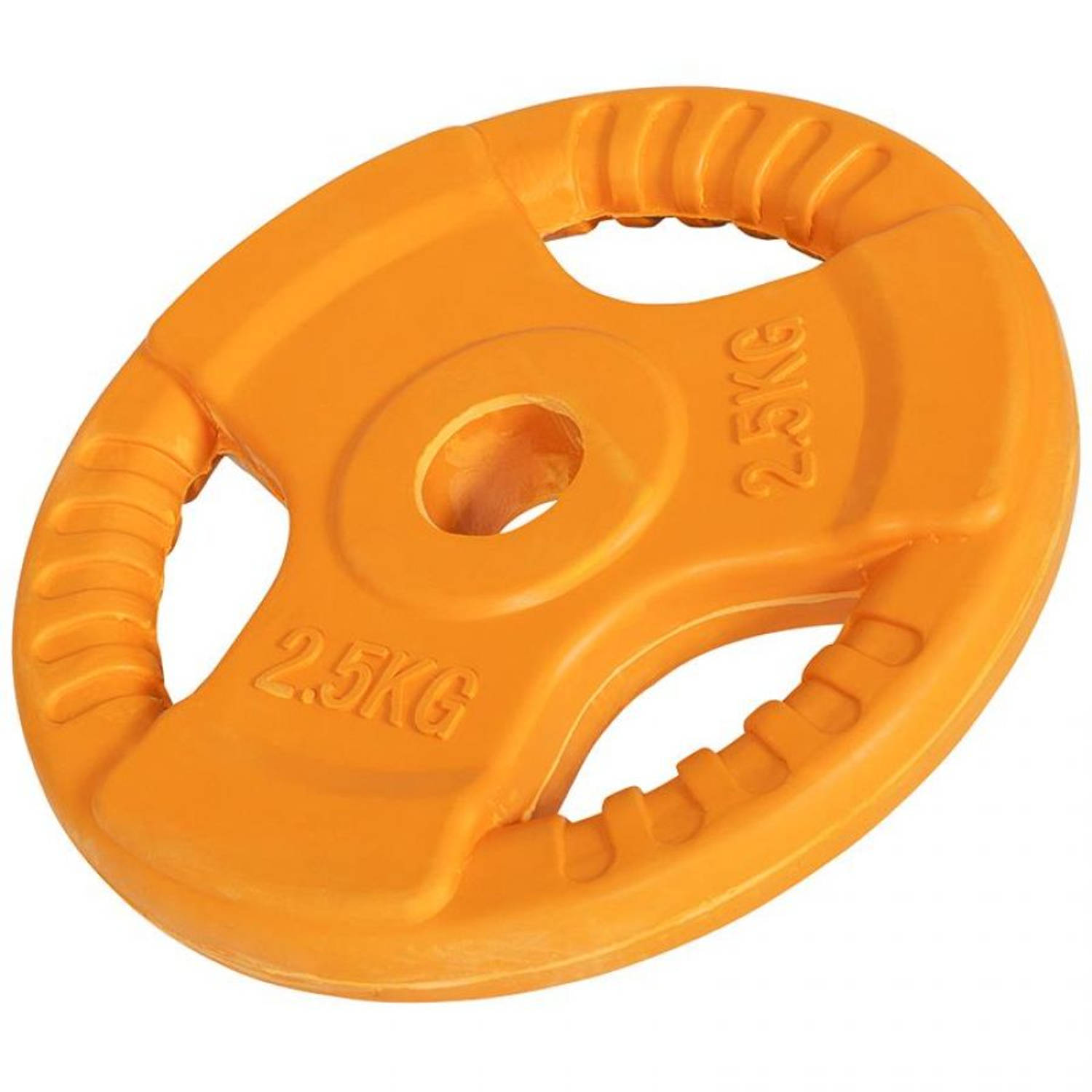 Gorilla Sports Gewicht - Halterschijf - 2,5 Kg - Gripper Gietijzer Rubber